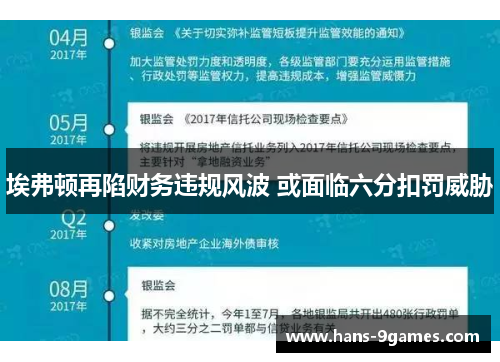 埃弗顿再陷财务违规风波 或面临六分扣罚威胁 埃弗顿再陷财务违规风波 或面临六分扣罚威胁